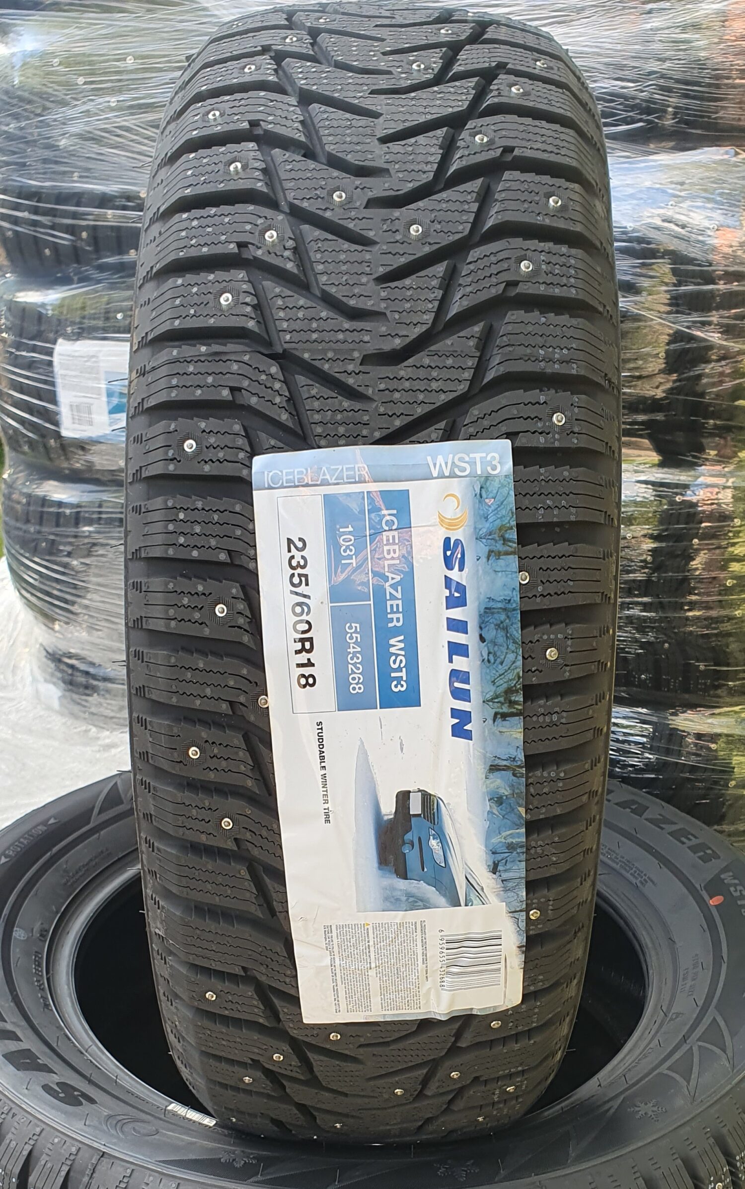 235/60R18 Sailun IceBlazer WST3 103T Dot2024 - Image 3